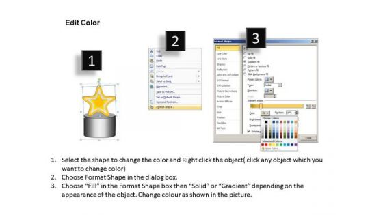 Star Winners PowerPoint Presentation Slides And Stars Team Ppt Templates