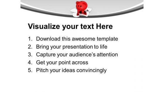 Start With Small Savings PowerPoint Templates Ppt Backgrounds For Slides 0413