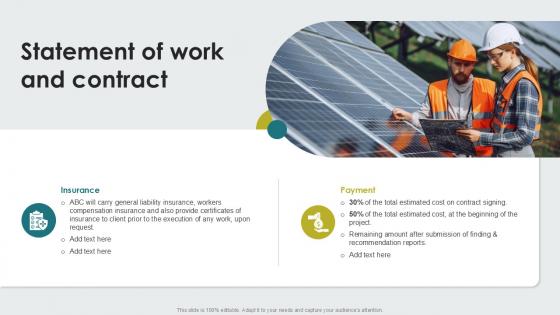 Statement Of Work And Contract PPT Presentation SS