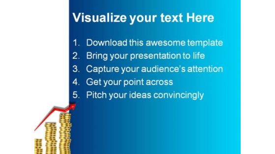 Statistic Graphic Money PowerPoint Backgrounds And Templates 1210