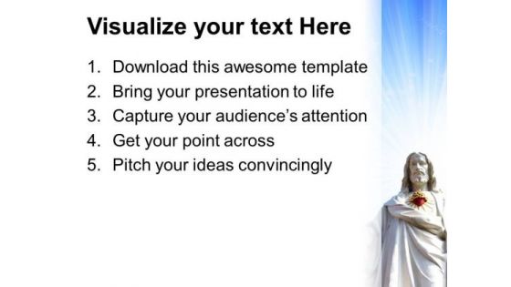 Statue Of Jesus Christ PowerPoint Templates And PowerPoint Themes 0712