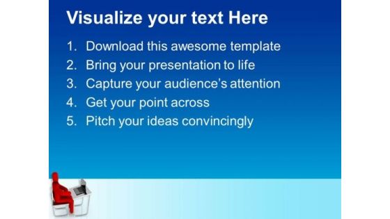 Stay Connected With World By Internet PowerPoint Templates Ppt Backgrounds For Slides 0613