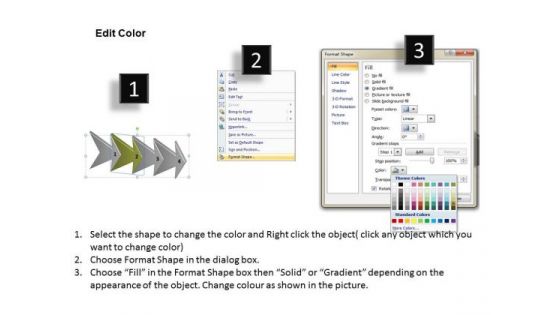 Steady Way To Present Four Step Procedure Basic Process Flow Chart PowerPoint Slides