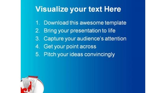 Stepping Through Change Metaphor PowerPoint Themes And PowerPoint Slides 0811