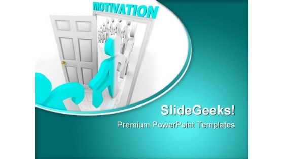 Stepping Through Motivation Business PowerPoint Templates And PowerPoint Backgrounds 0811
