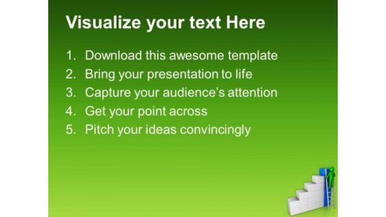 Stepping Towards Success In Business PowerPoint Templates Ppt Backgrounds For Slides 0613