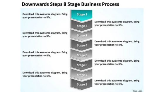 Steps 8 Stage Business Process Ppt Plan Template PowerPoint Templates