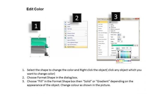 Steps For Tutorial 2 Stages Customer Flow Chart PowerPoint Templates