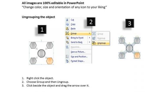 Steps Interconnected Flow Chart 4 How To Complete Business Plan PowerPoint Templates