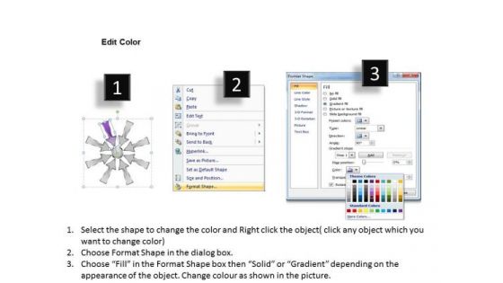 Steps Layout With Converging Arrow Pointing To Center Ppt Charts And Diagrams PowerPoint Slides