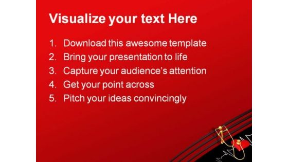 Stethoscope Medical PowerPoint Backgrounds And Templates 1210