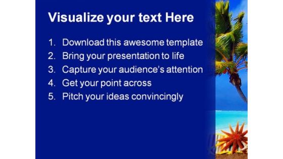 Still Life Beach PowerPoint Templates And PowerPoint Backgrounds 0511