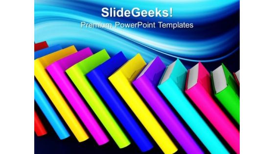 Stock Of Books Education PowerPoint Templates And PowerPoint Themes 0812