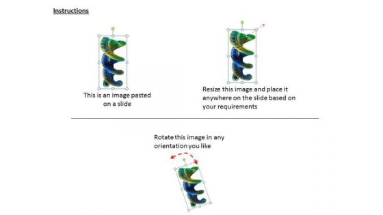 Stock Photo 3d Colored Dna Structure For Medical Science PowerPoint Slide