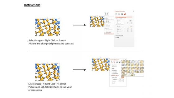 Stock Photo 3d Inside Structureof Molecules For Material PowerPoint Slide
