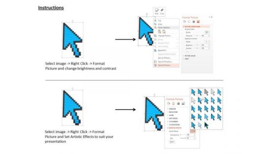 Stock Photo 3d Mouse Cursor For Data Indication Image Graphics For PowerPoint