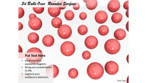 Stock Photo Abstract 3d Balls White Background Ppt Template