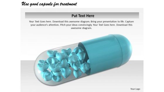 Stock Photo Basic Marketing Concepts Use Good Capsule For Treatment Stock Photos
