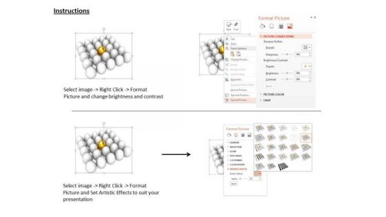 Stock Photo Be Different Concept For Team PowerPoint Slide