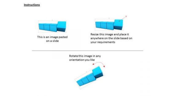 Stock Photo Blue Colored Text Boxes For Text Representation Image Graphics For PowerPoint Slide