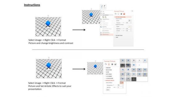 Stock Photo Blue Cube Standing Out PowerPoint Slide