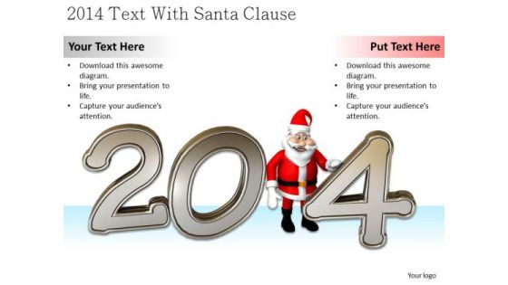 Stock Photo Business Expansion Strategy 2014 Text With Santa Clause Pictures