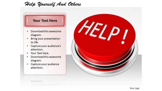 Stock Photo Business Growth Strategy Help Yourself And Others Image