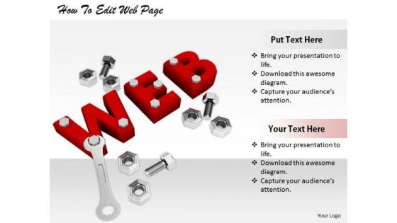 Stock Photo Business Growth Strategy How To Edit Web Page Image