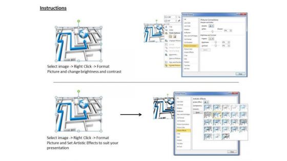 Stock Photo Business Integration Strategy Follow The Path Of Global Images