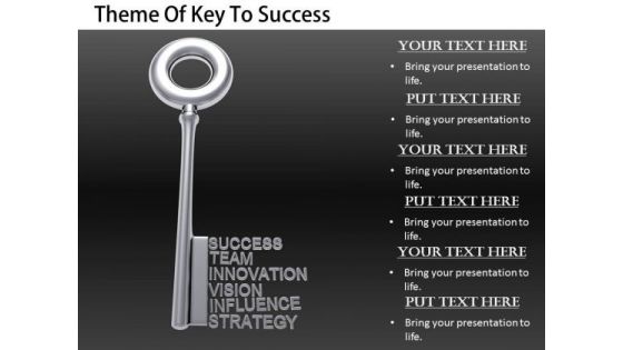 Stock Photo Business Intelligence Strategy Theme Of Key To Success Pictures Images