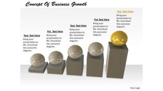 Stock Photo Business Level Strategy Concept Of Growth Icons