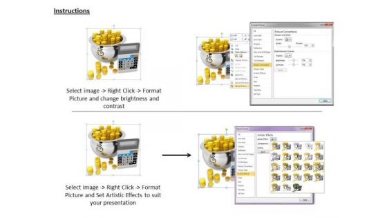 Stock Photo Business Management Strategy Calculate Your Money Savings Image