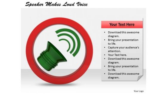 Stock Photo Business Marketing Strategy Speaker Makes Loud Voice Icons