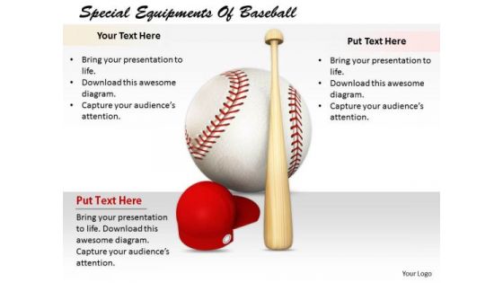 Stock Photo Business Marketing Strategy Special Equipments Of Baseball Icons