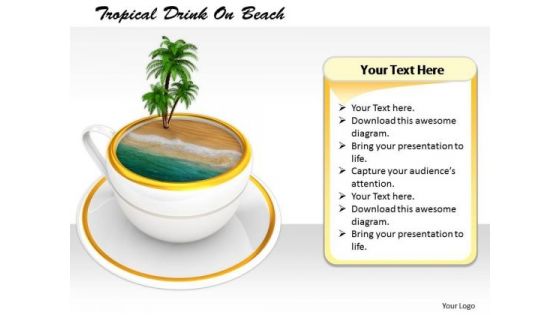 Stock Photo Business Marketing Strategy Tropical Drink On Beach Photos