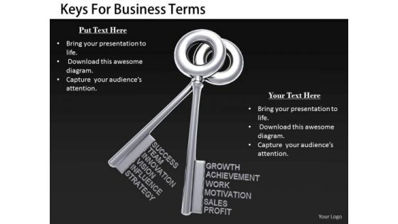 Stock Photo Business Model Strategy Keys For Terms Best