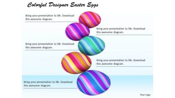 Stock Photo Business Strategy Colorful Designer Easter Eggs Images