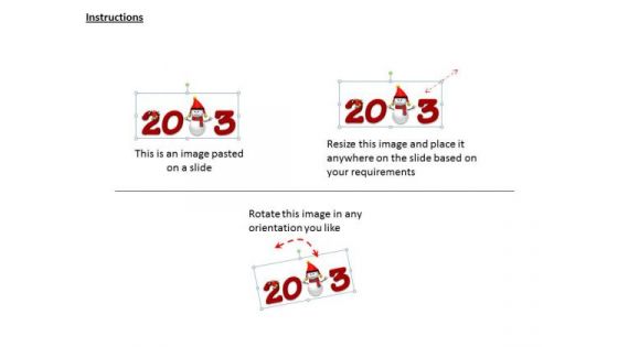 Stock Photo Business Strategy Development Make Snowman To Say Bye 2013 Photos