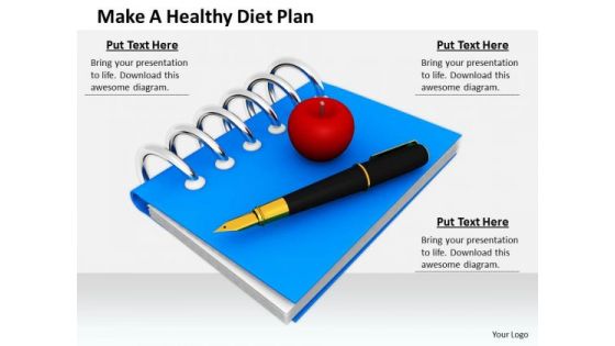 Stock Photo Business Strategy Innovation Make Healthy Diet Plan Images