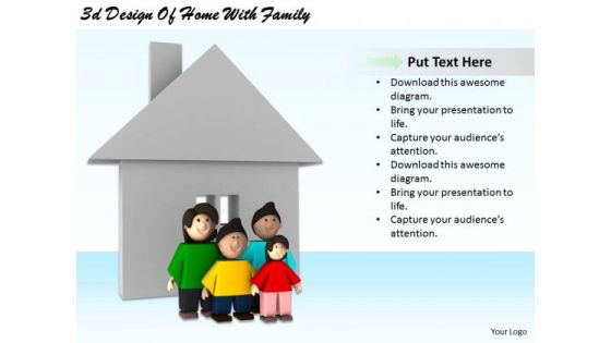 Stock Photo Business Strategy Plan 3d Design Of Home With Family Clipart Images