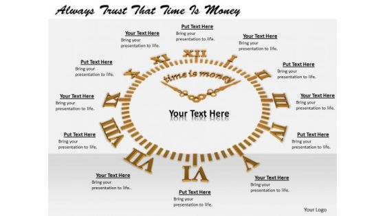 Stock Photo Business Strategy Plan Always Trust That Time Is Money Images Photos