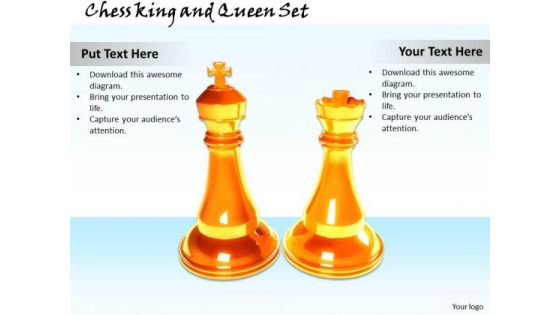 Stock Photo Business Strategy Plan Chess King And Queen Set Success Images