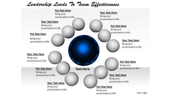 Stock Photo Business Strategy Plan Template Leadership Leads To Team Effectiveness Clipart Images