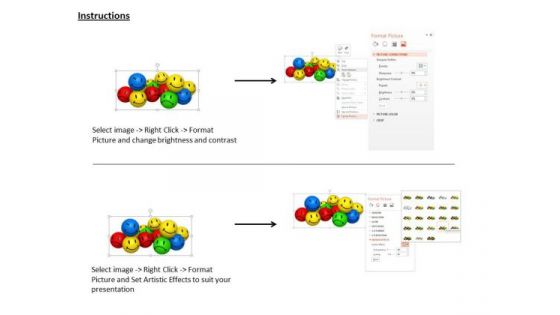 Stock Photo Colorful Emotions For Feelings Representation Image Graphics For PowerPoint Slide