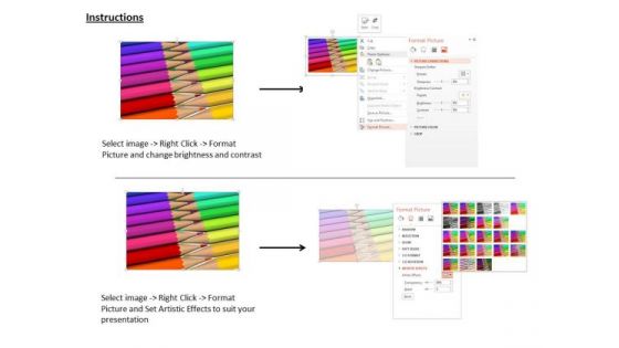 Stock Photo Colorful Pencils Making Background PowerPoint Slide