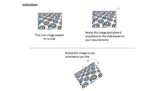 Stock Photo Concept Of Target Achievement PowerPoint Slide