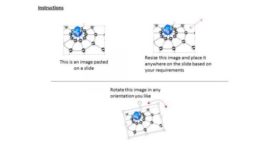 Stock Photo Conceptual Image Of Business Networking PowerPoint Slide