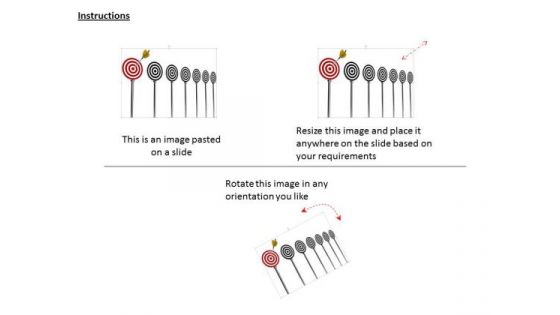 Stock Photo Conceptual Image Of Target Selection PowerPoint Slide