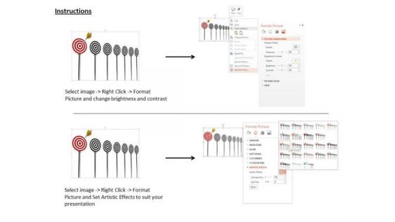 Stock Photo Conceptual Image Of Target Selection PowerPoint Slide