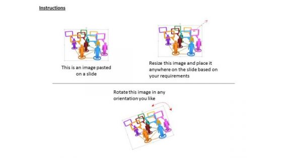 Stock Photo Connect With Social Network Through Internet PowerPoint Slide